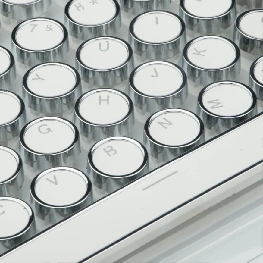 Round Retro PBT Keycap Set (104 Keys)