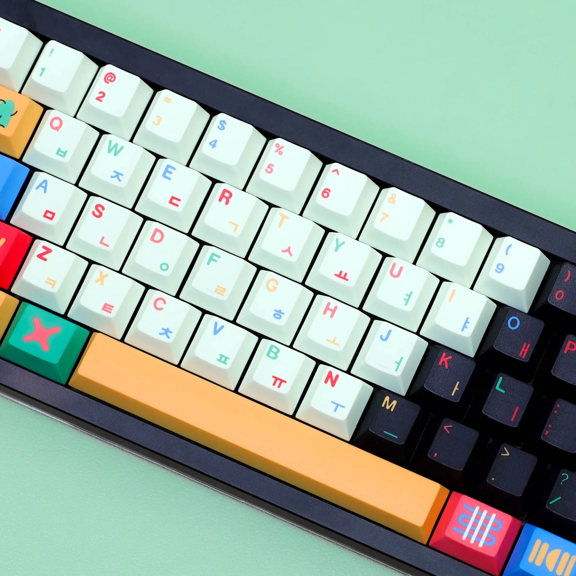 Colorful PBT Keycaps Set (Various Layouts)
