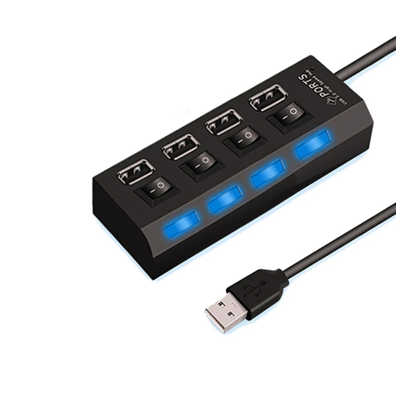 USB 2.0 Hub (4-7 Port Splitter)