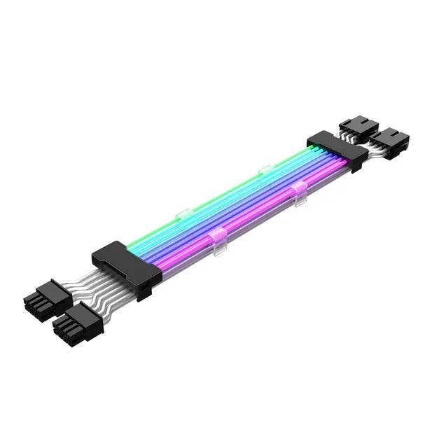 ARGB PSU Extension Cable Kit (24 Pin ATX & 8 Pin GPU)