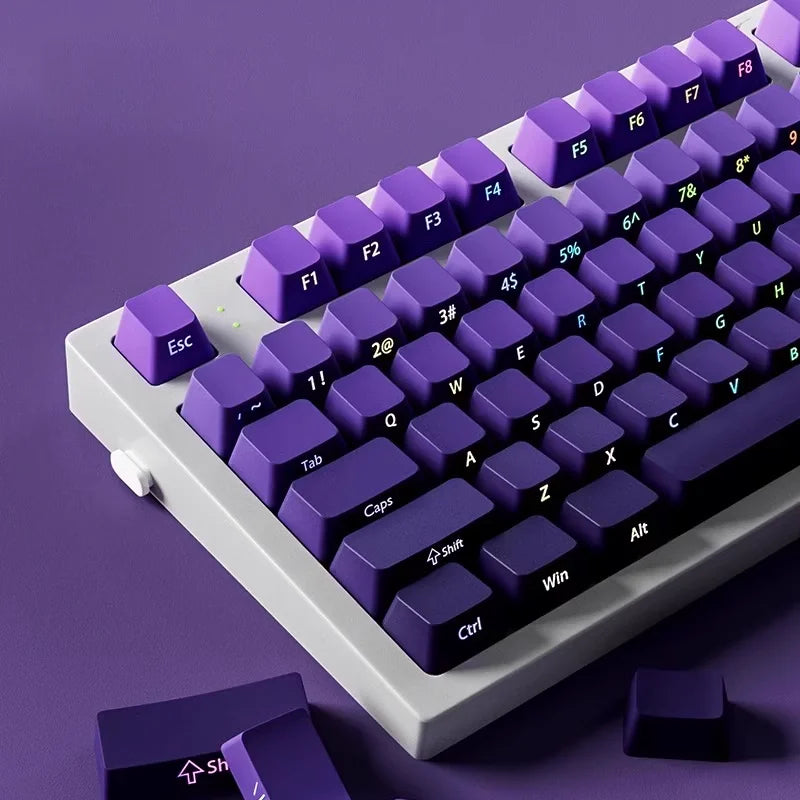 Gradient Side-Printed PBT Keycaps (11 Colors)