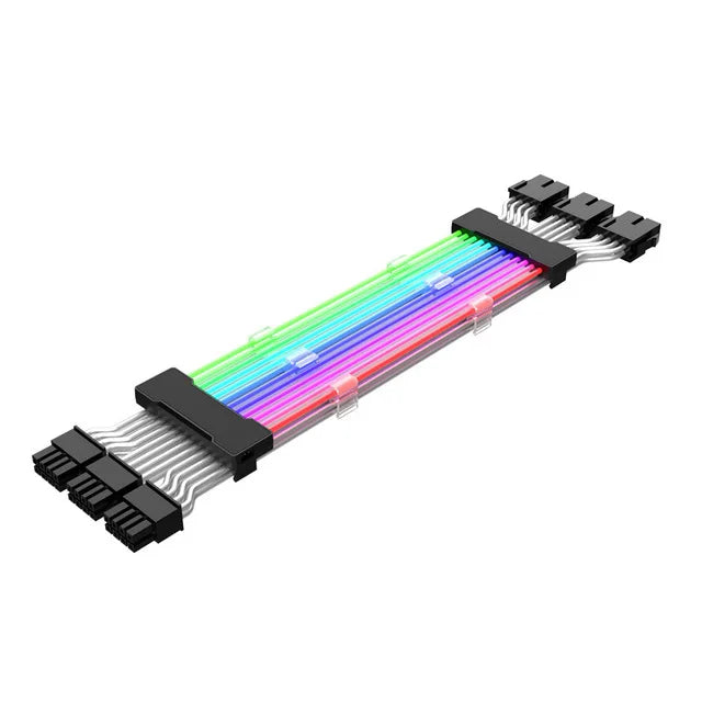 ARGB PSU Extension Cable Kit (24 Pin ATX & 8 Pin GPU)