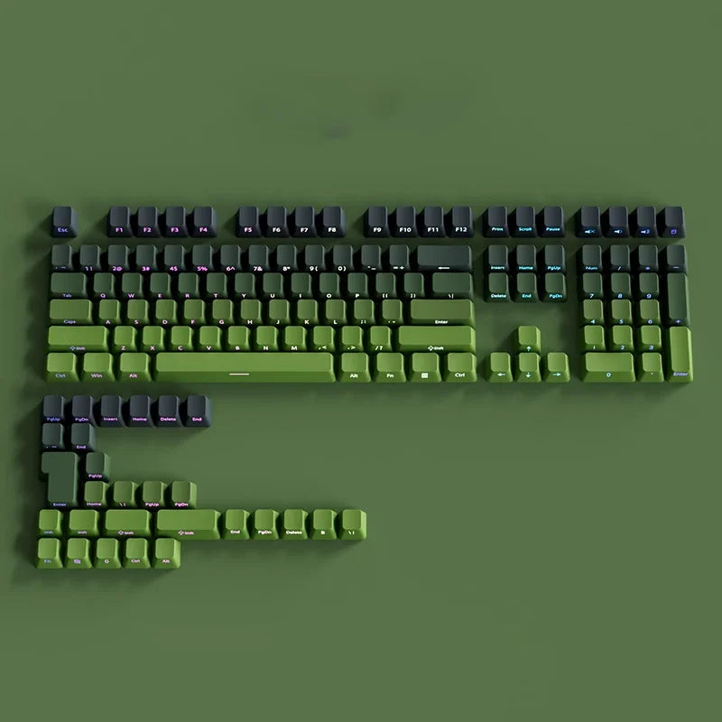 Gradient Side-Printed PBT Keycaps (11 Colors)