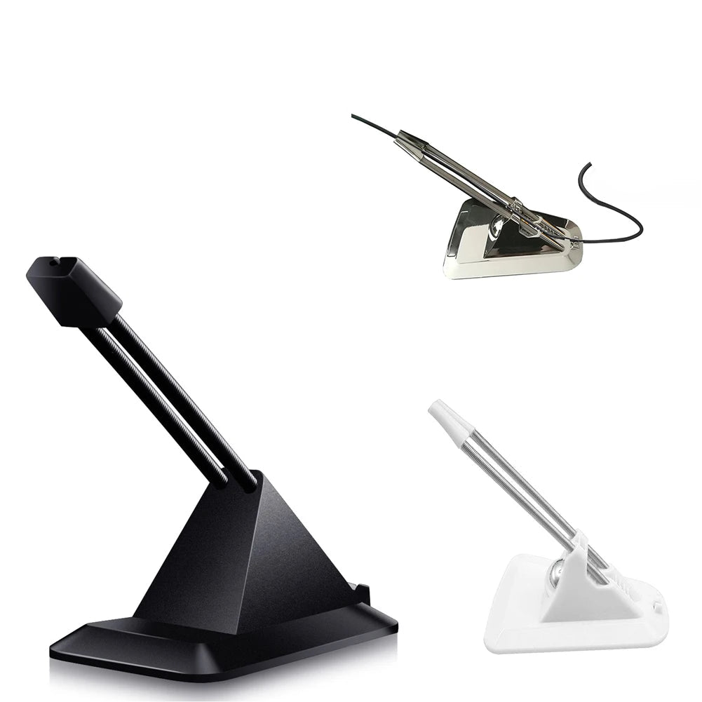 Mouse Cable Holder Computer PC Mouse Bungee Cord Clip Wire Line Organizer Management Gaming Flexible Wired Mice Fixed Holder