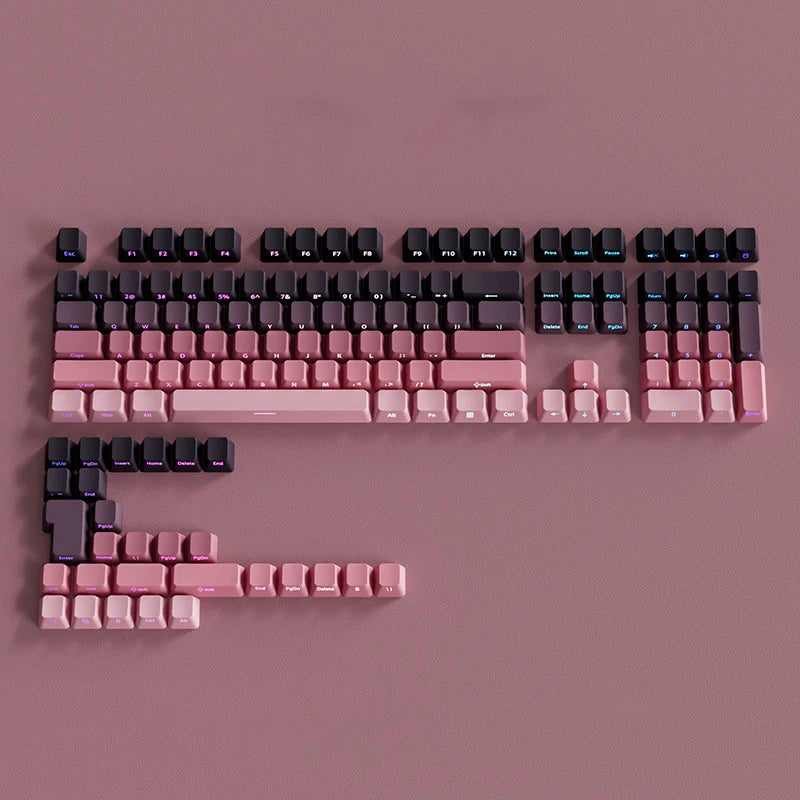 Gradient Side-Printed PBT Keycaps (11 Colors)