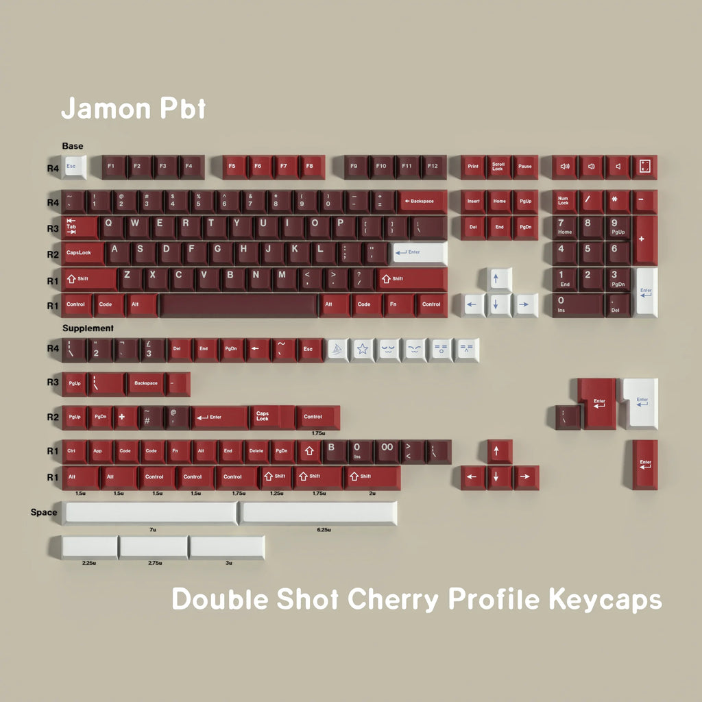 Jamon PBT Keycaps Set