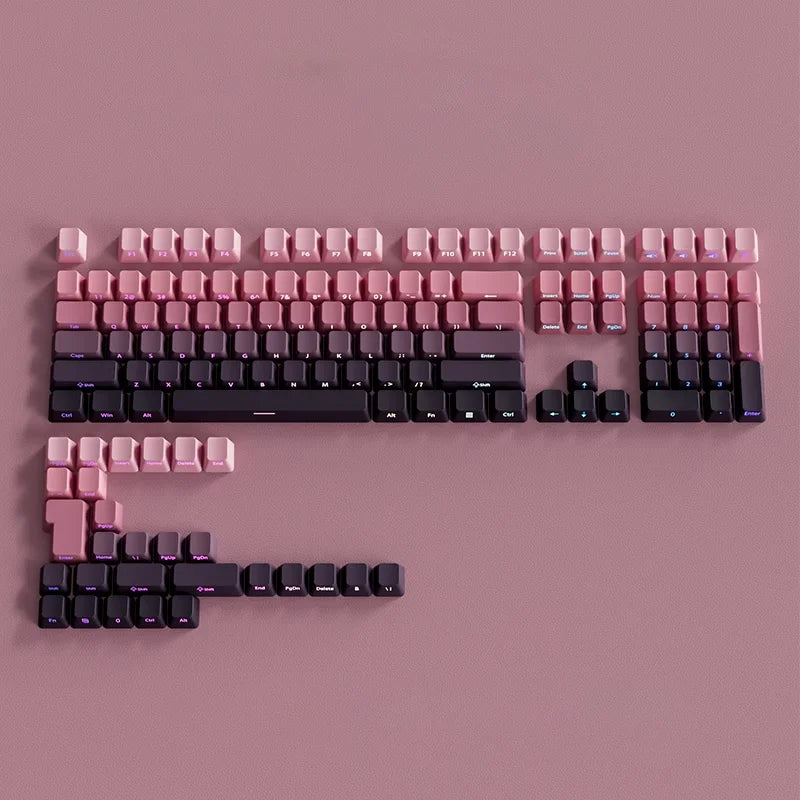 Gradient Side-Printed PBT Keycaps (11 Colors)