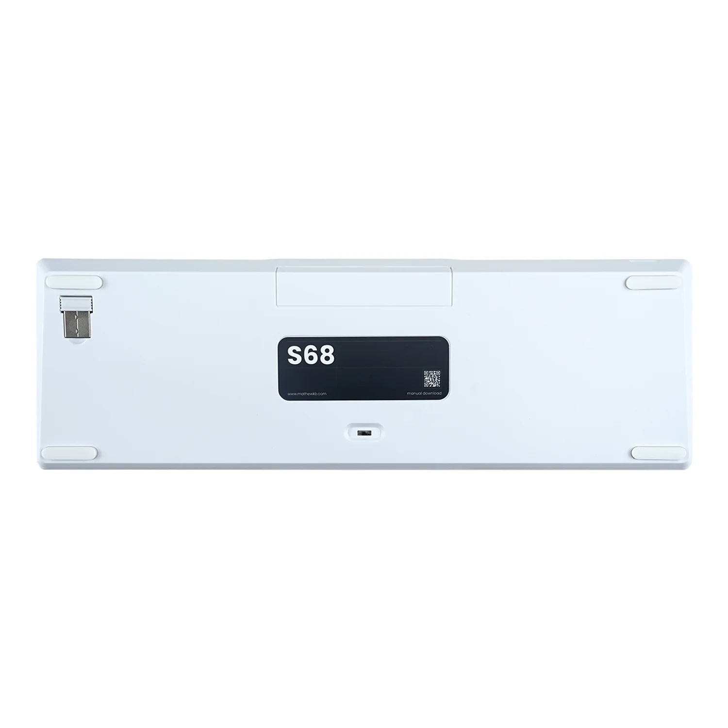 S68 Barebone 65% Keyboard (Black or White)