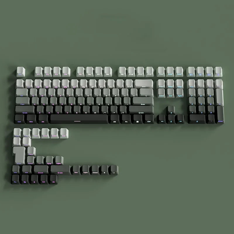 Gradient Side-Printed PBT Keycaps (11 Colors)