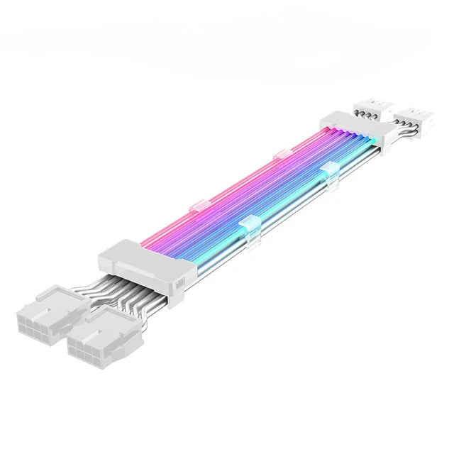 ARGB PSU Extension Cable Kit (24 Pin ATX & 8 Pin GPU)