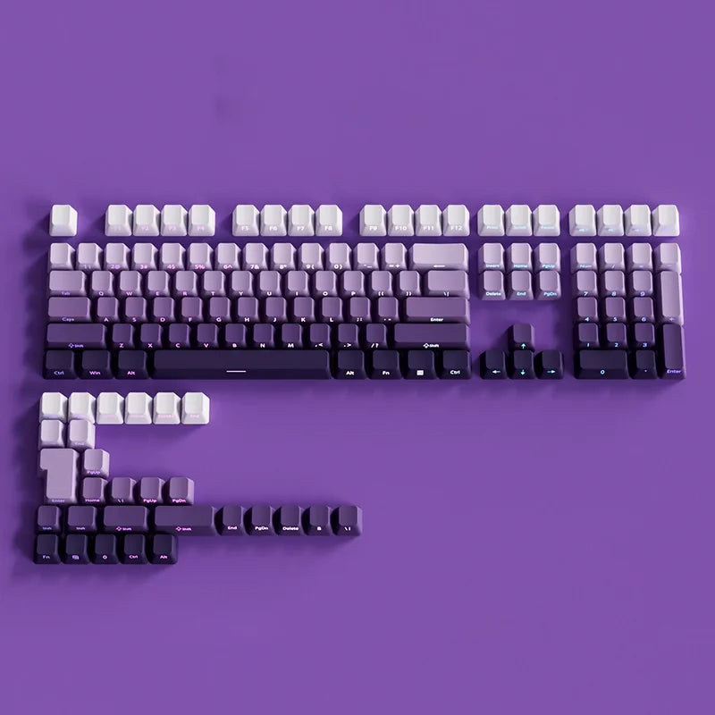 Gradient Side-Printed PBT Keycaps (11 Colors)