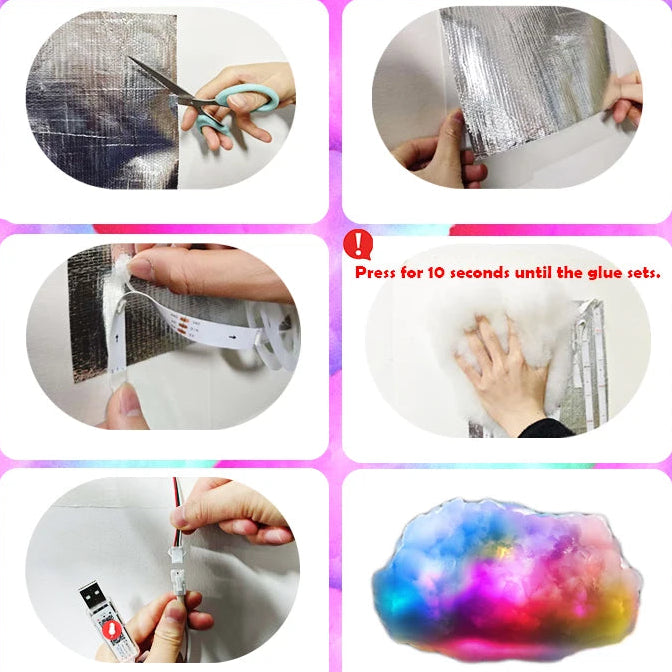 RGB Cloud Lightning Light