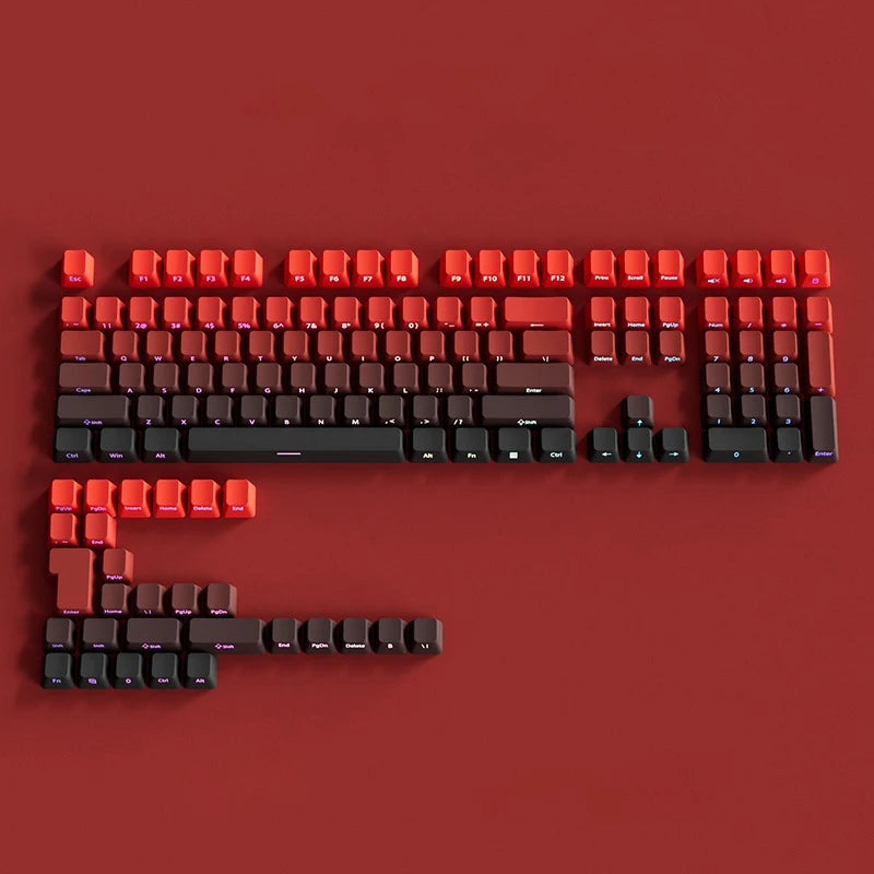Gradient Side-Printed PBT Keycaps (11 Colors)
