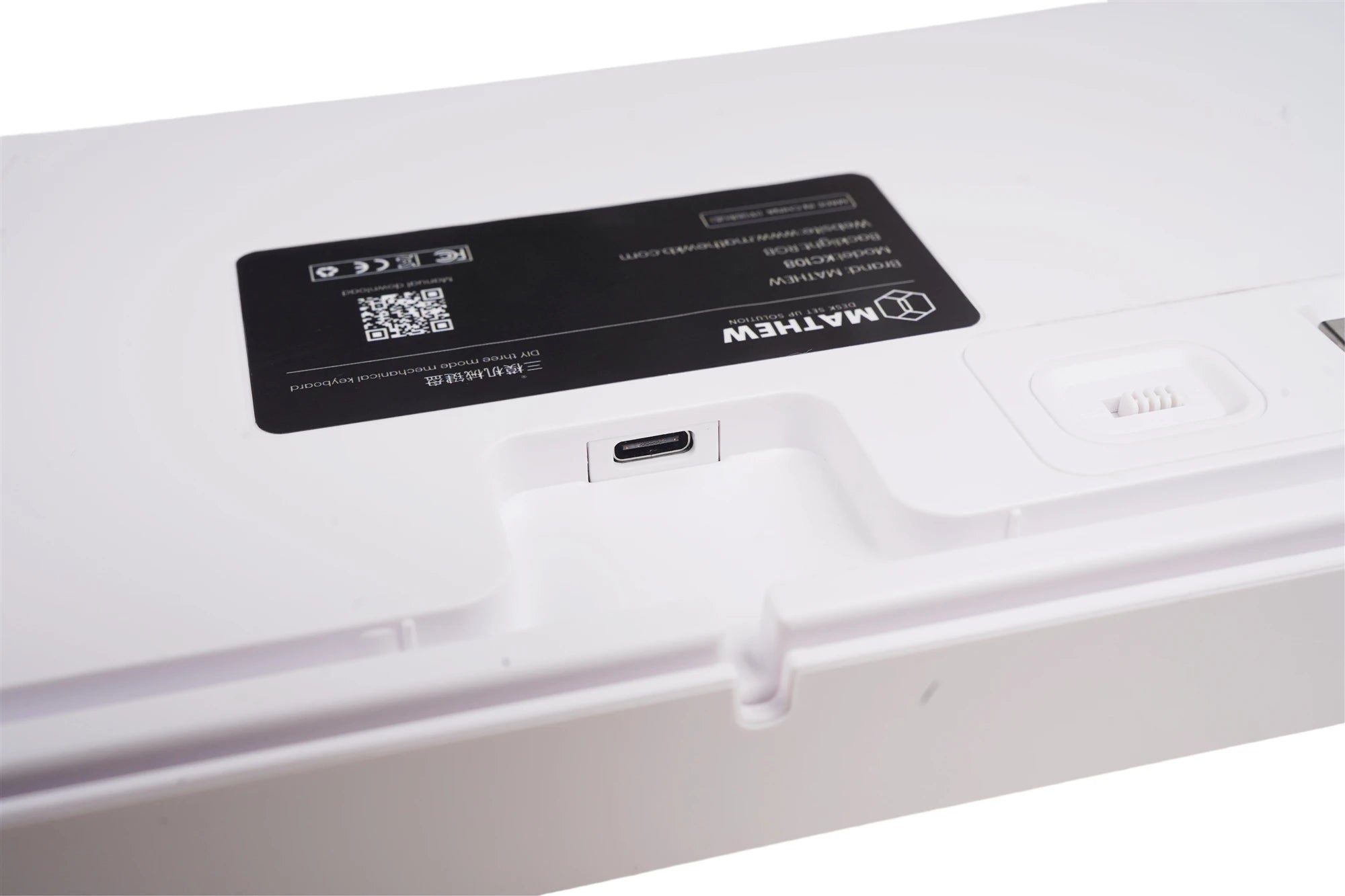KC108 Barebone 100% Keyboard (Black or White)