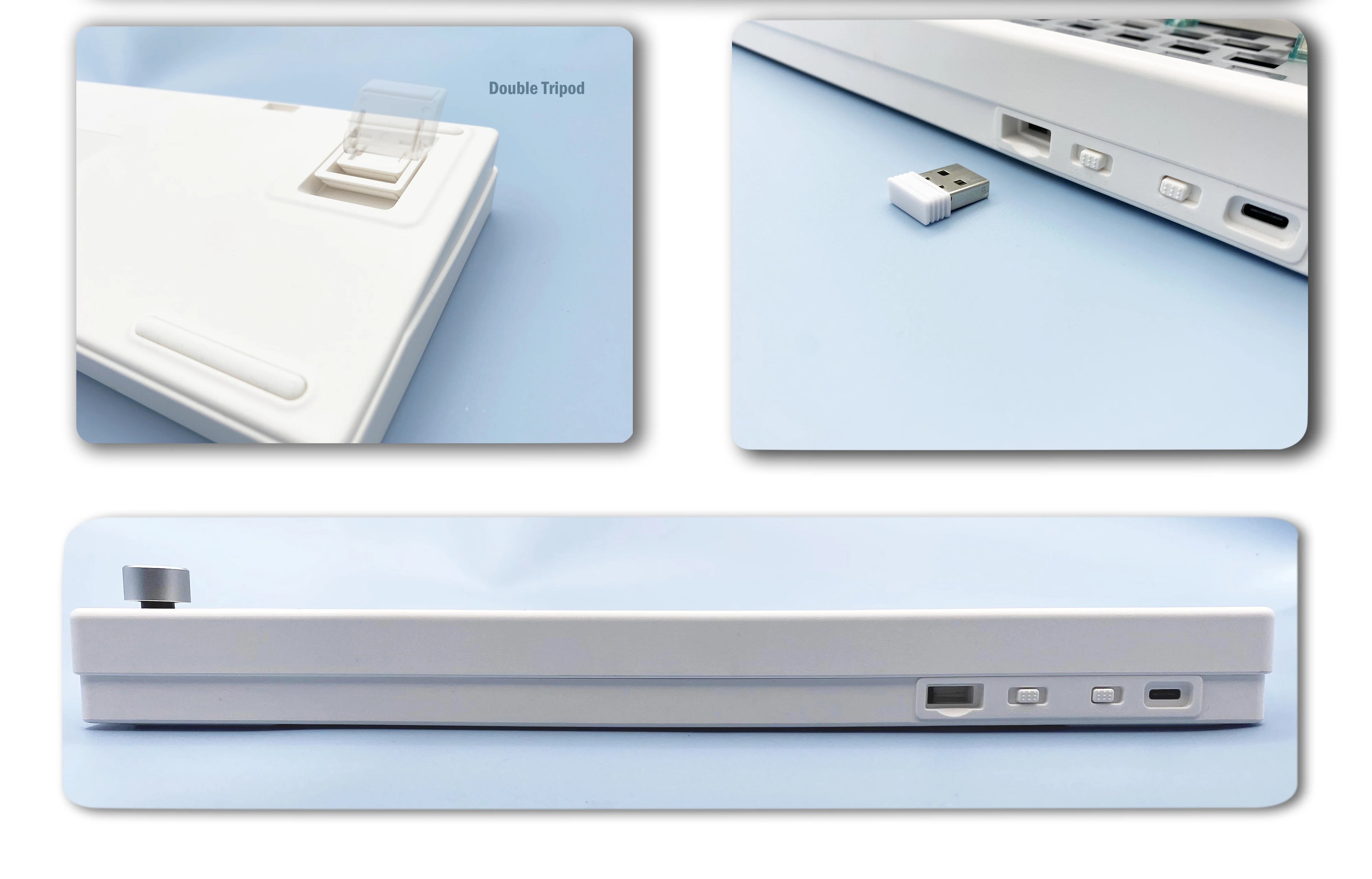 GMK67 Barebone 65% Keyboard (White or Black)