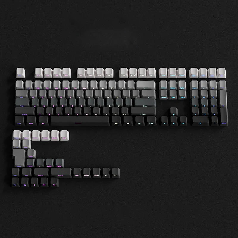 Gradient Side-Printed PBT Keycaps (11 Colors)
