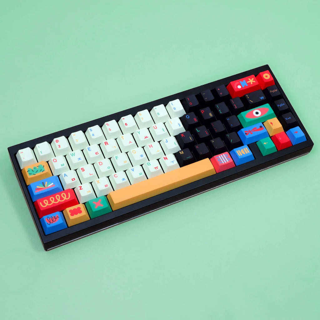 Colorful PBT Keycaps Set (Various Layouts)
