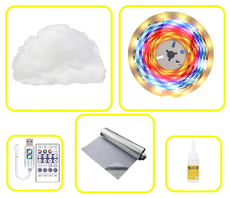 RGB Cloud Lightning Light