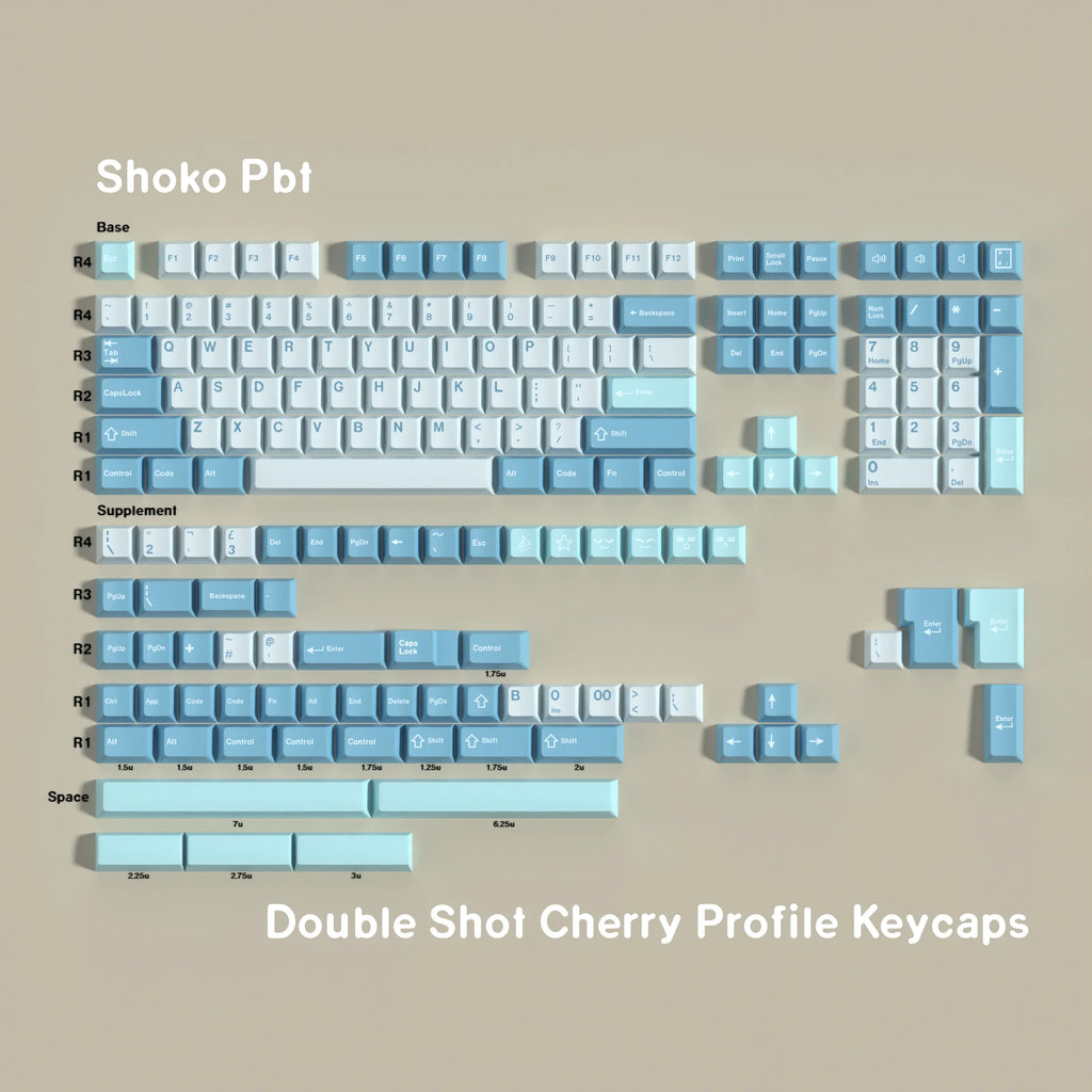 Shoko PBT Keycaps Set