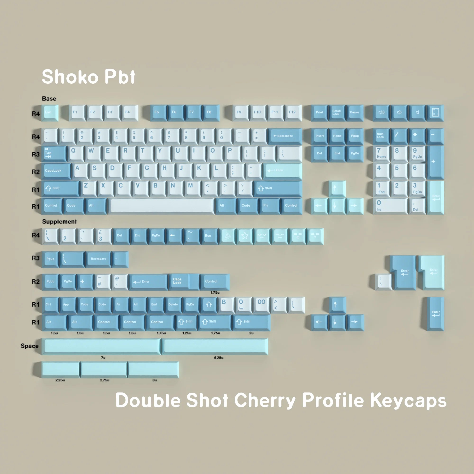 Shoko PBT Keycaps Set