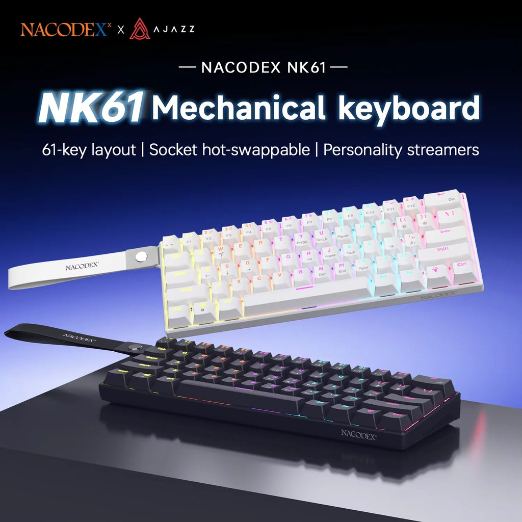 NK61 60% Keyboard (Red Switches)
