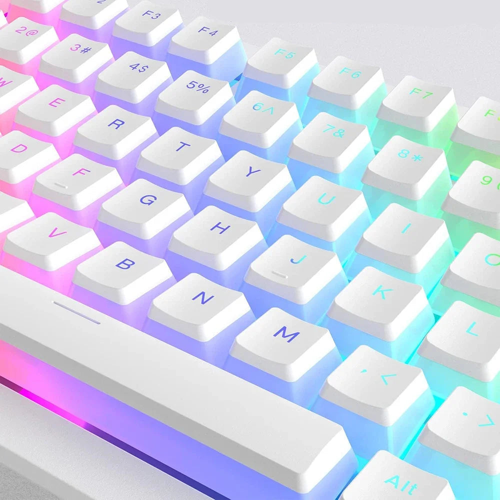 PBT Double-Shot Translucent Pudding Keycaps (129 Keys)