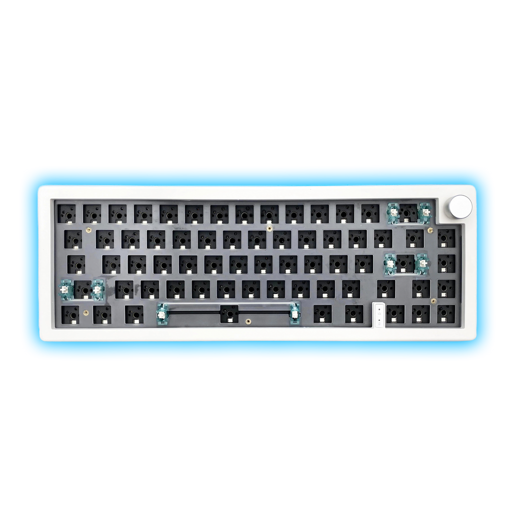 GMK67 Barebone 65% Keyboard (White or Black)