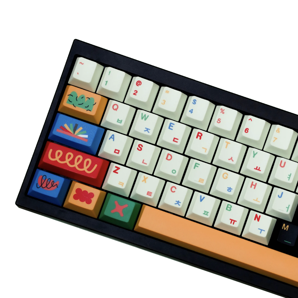 Colorful PBT Keycaps Set (Various Layouts)