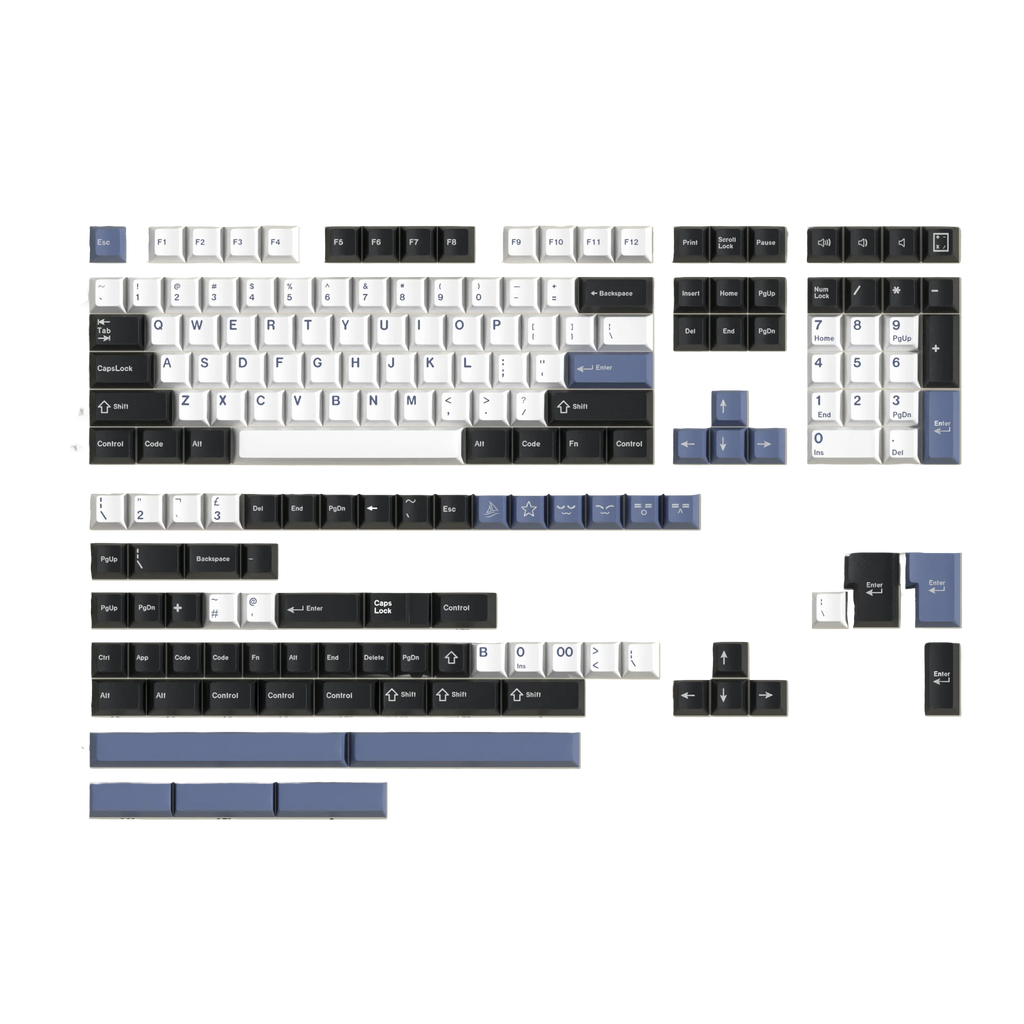 Arctic PBT Keycaps Set