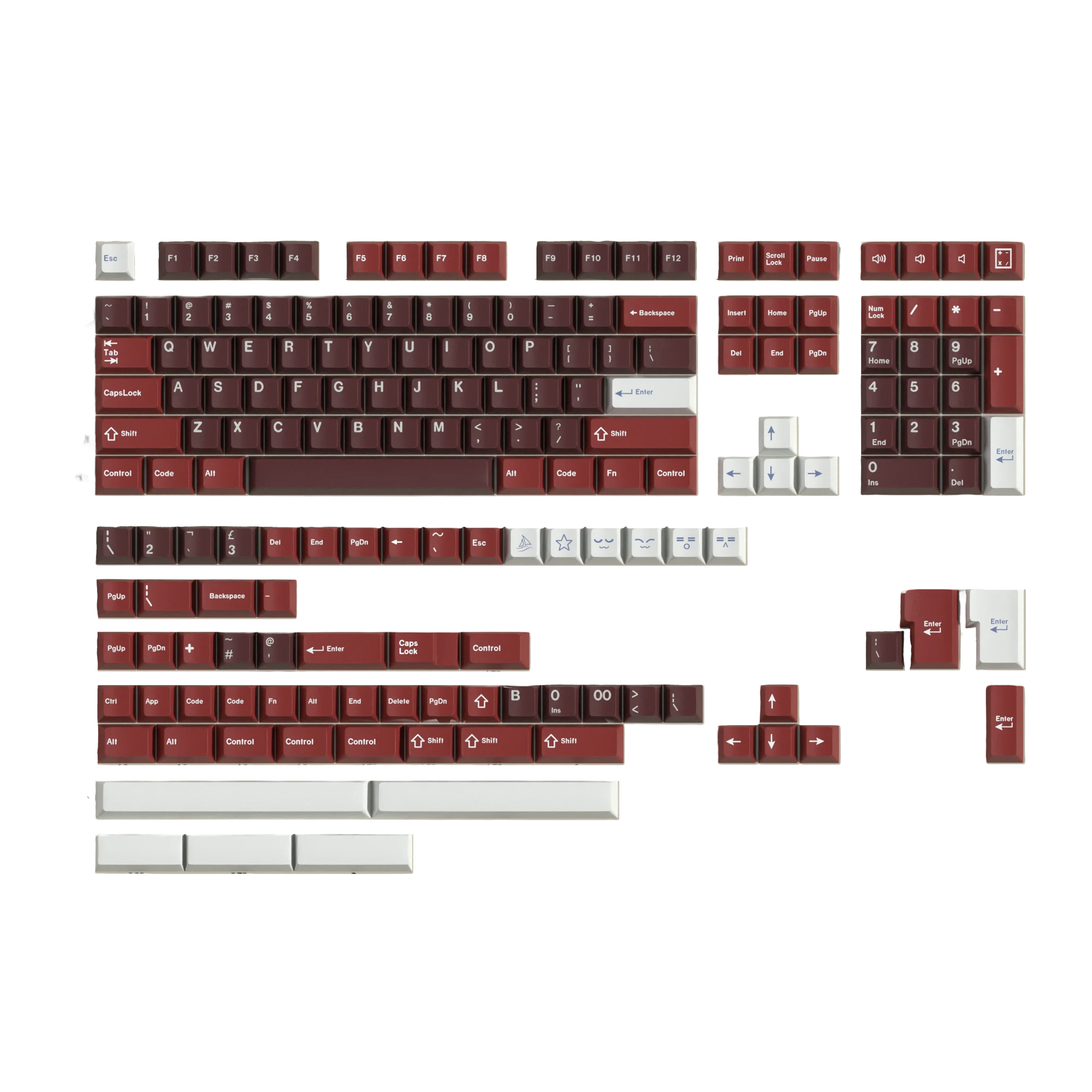 Jamon PBT Keycaps Set
