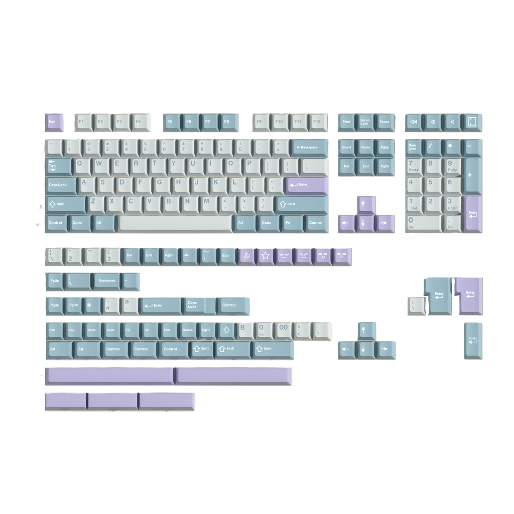 Illusion PBT Keycaps Set