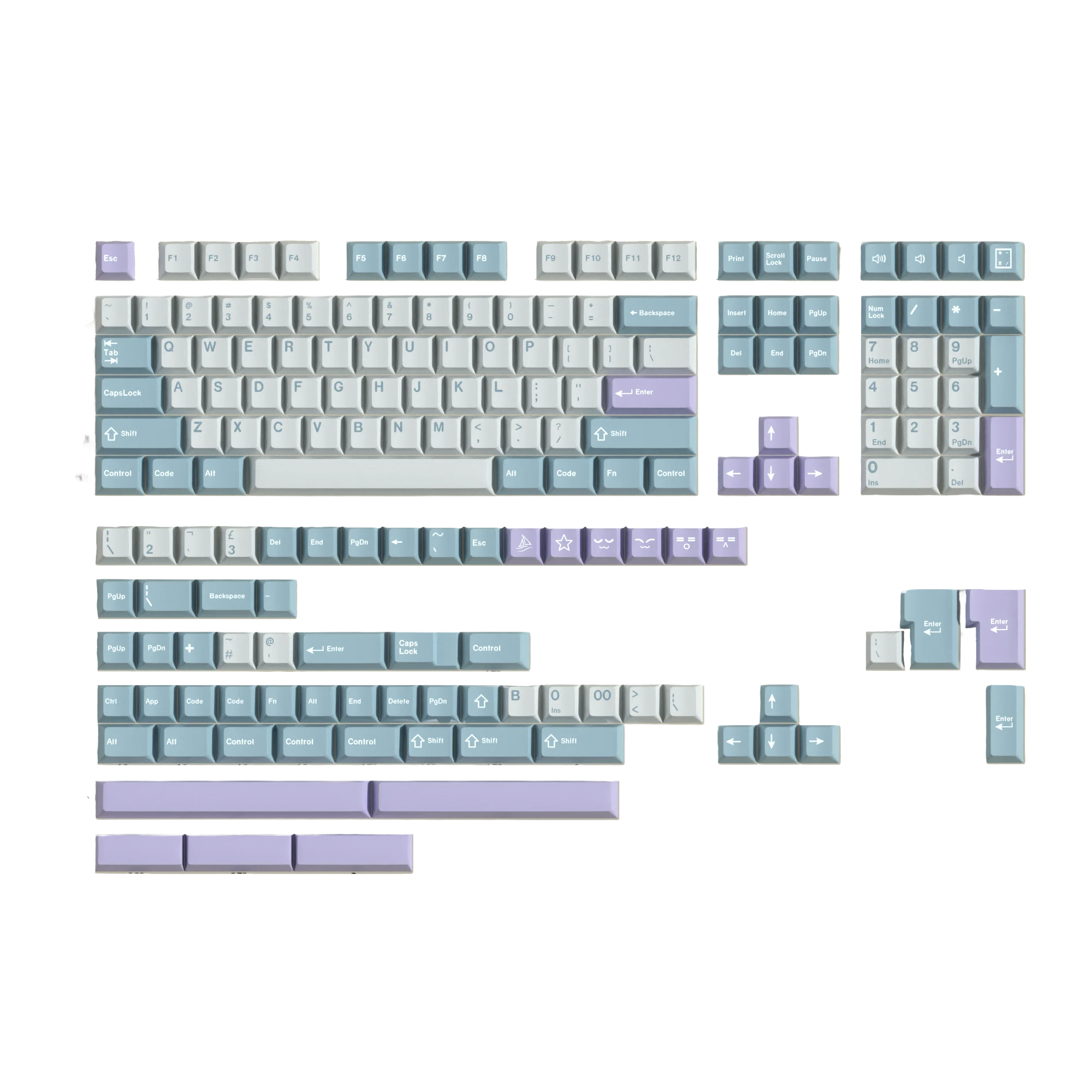Illusion PBT Keycaps Set