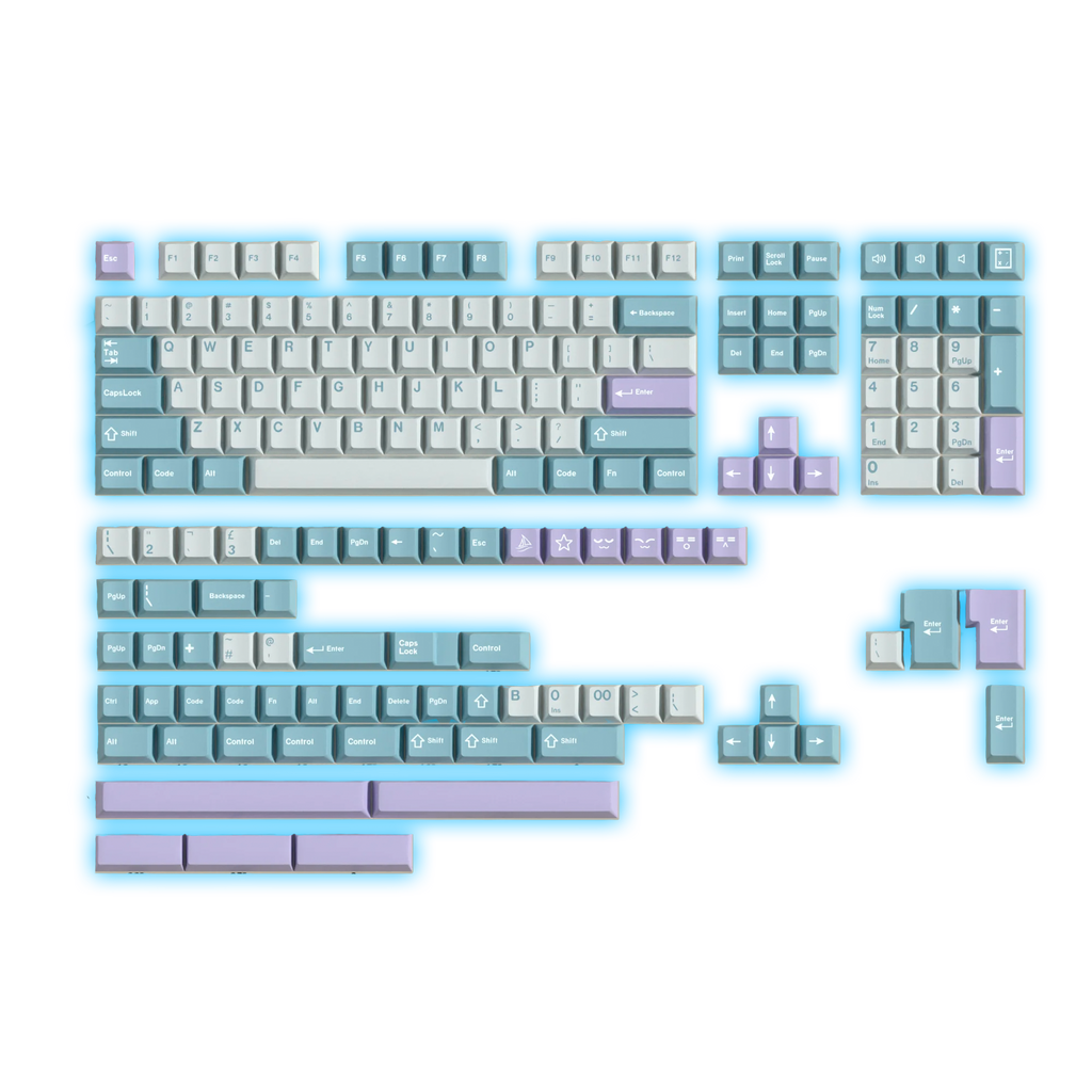 Illusion PBT Keycaps Set