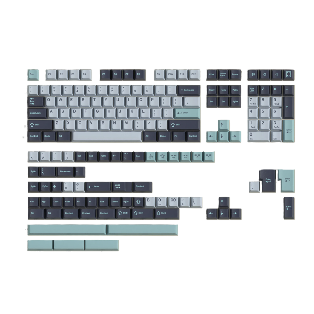 Hammerhead Light PBT Keycaps Set