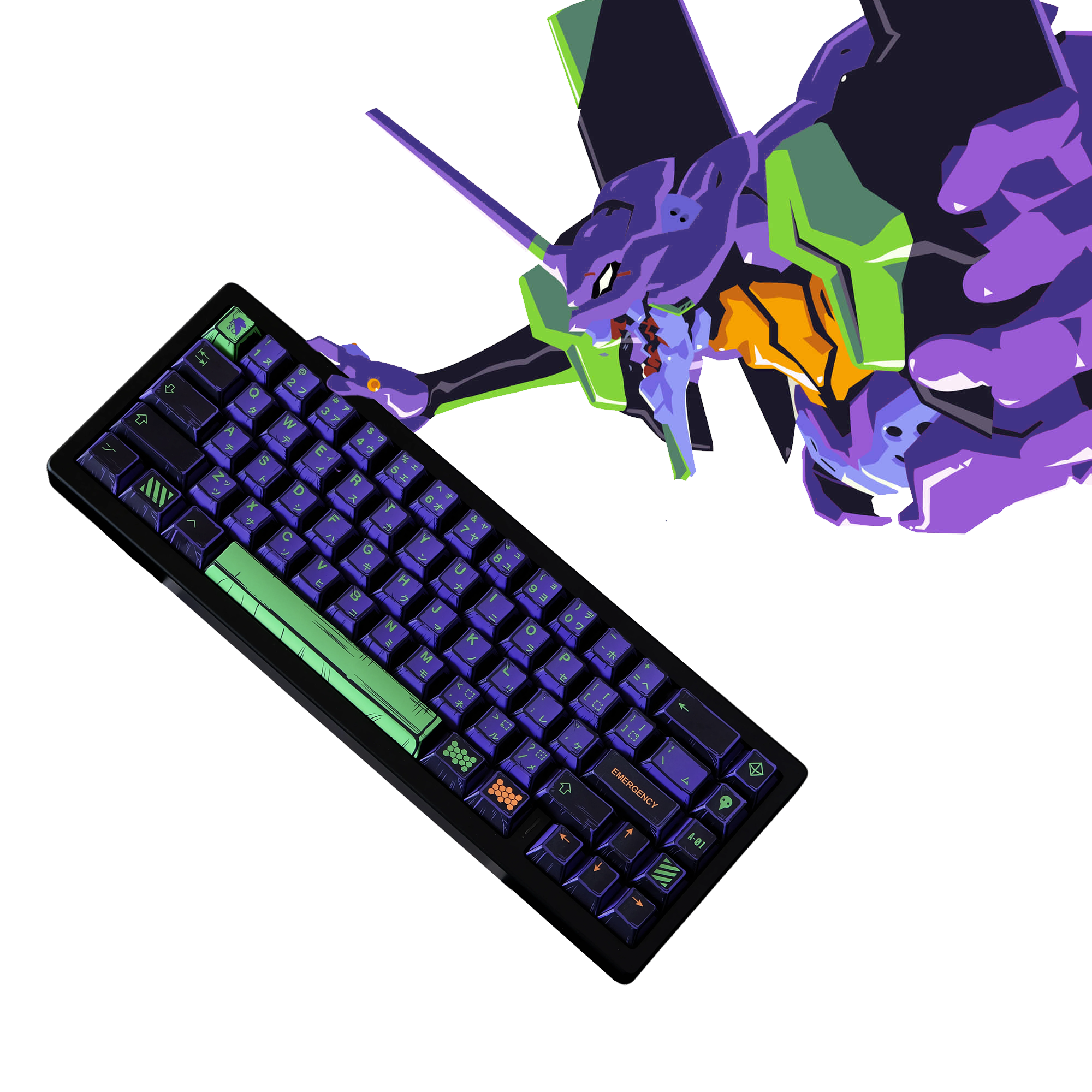 EVA-01 Keycaps Set