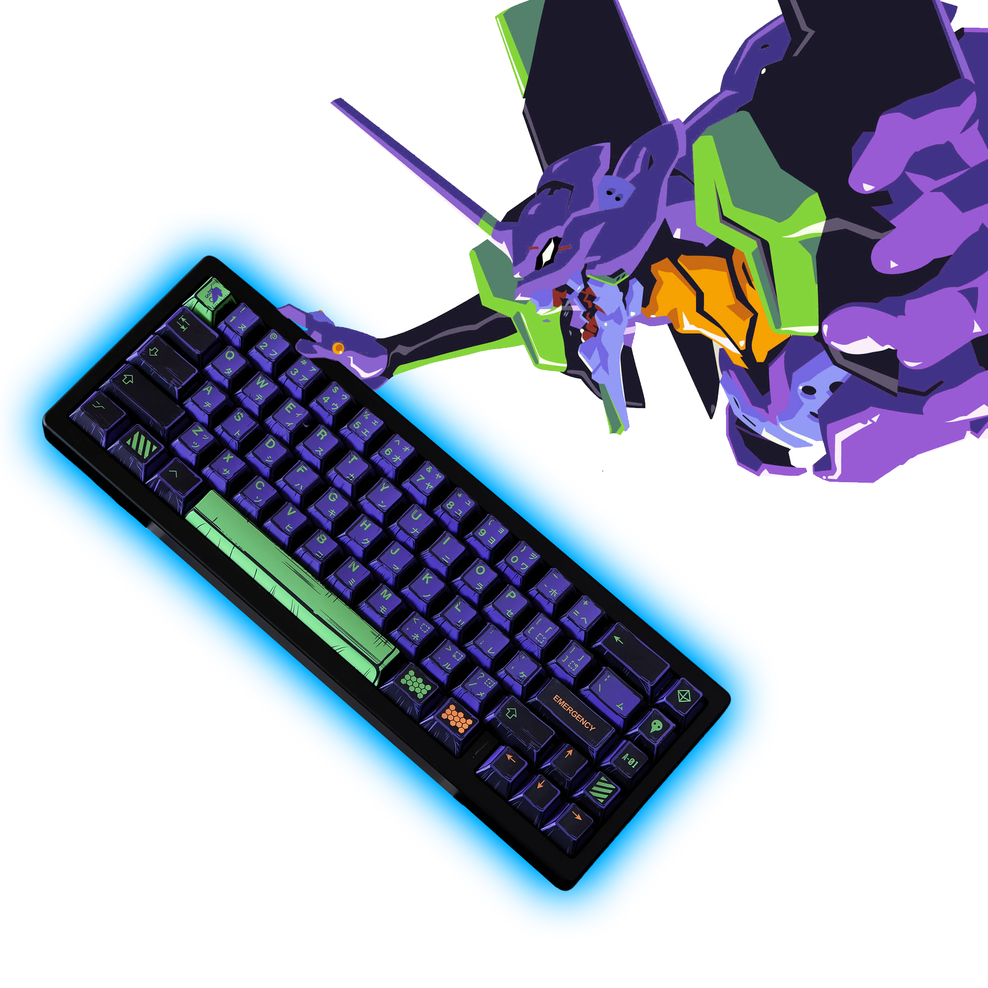 EVA-01 Keycaps Set