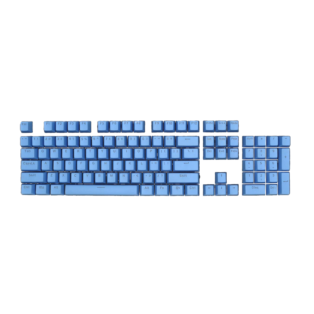 ABS Keycaps Set – 104 Keys (Light Blue)