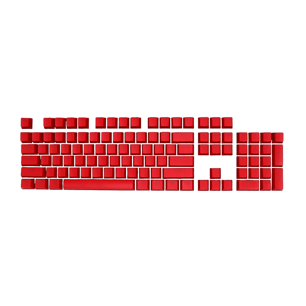 ABS Keycaps Set – 104 Keys (Red)