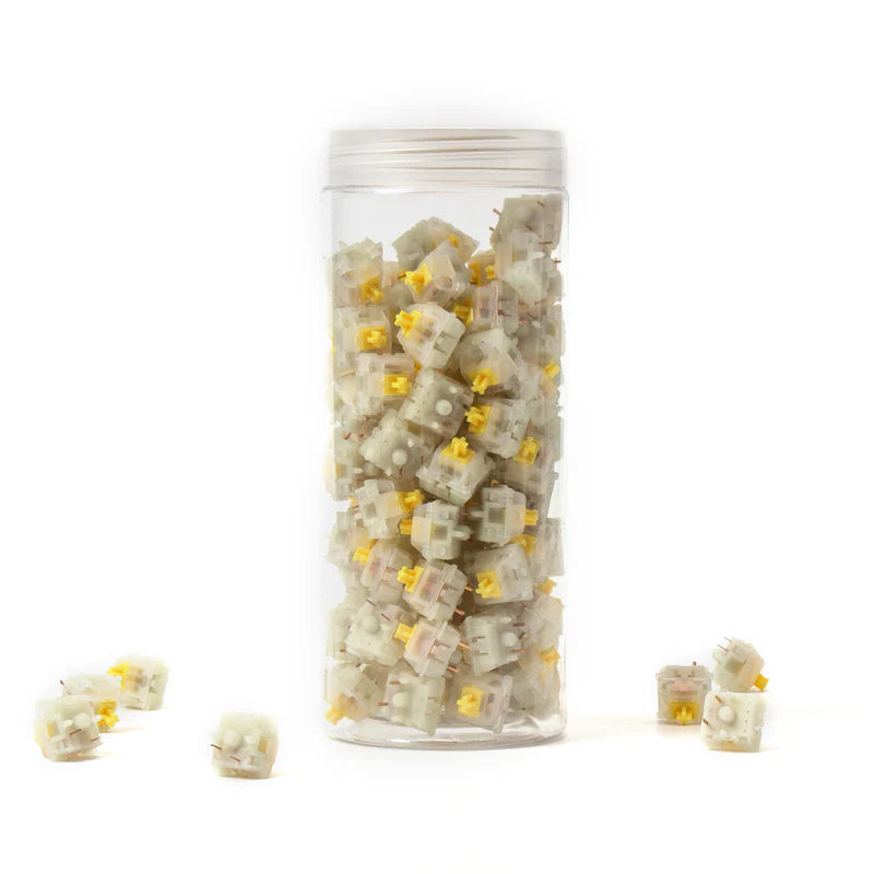 Gateron Milky Pro Switches (Yellow or Red)